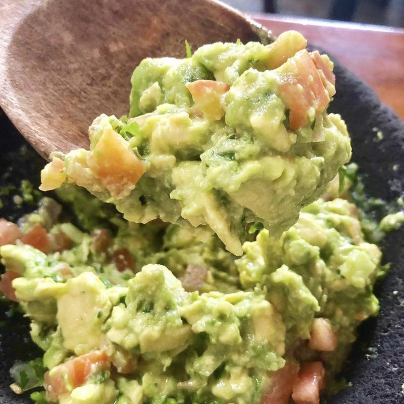 Chela signature dishes Guacamole TraditionalBurrito BowlQuesadillaNachos